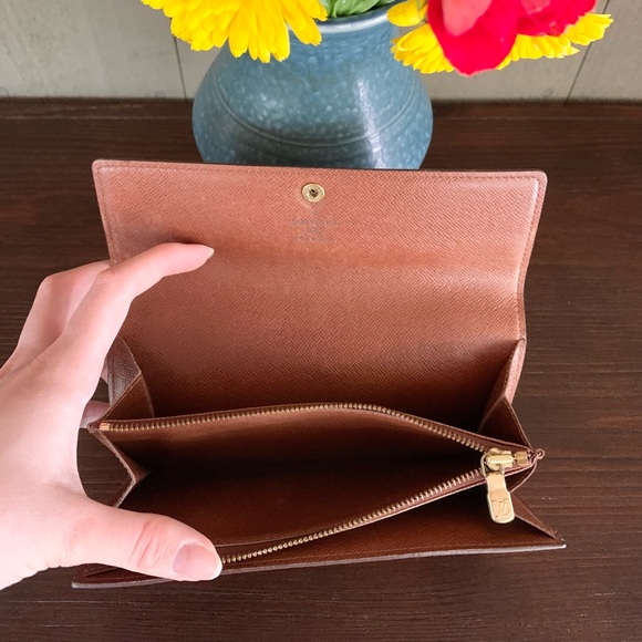 Louis Vuitton Monogram Portefeuille Sarah Long Wallet - Picture 9 of 16